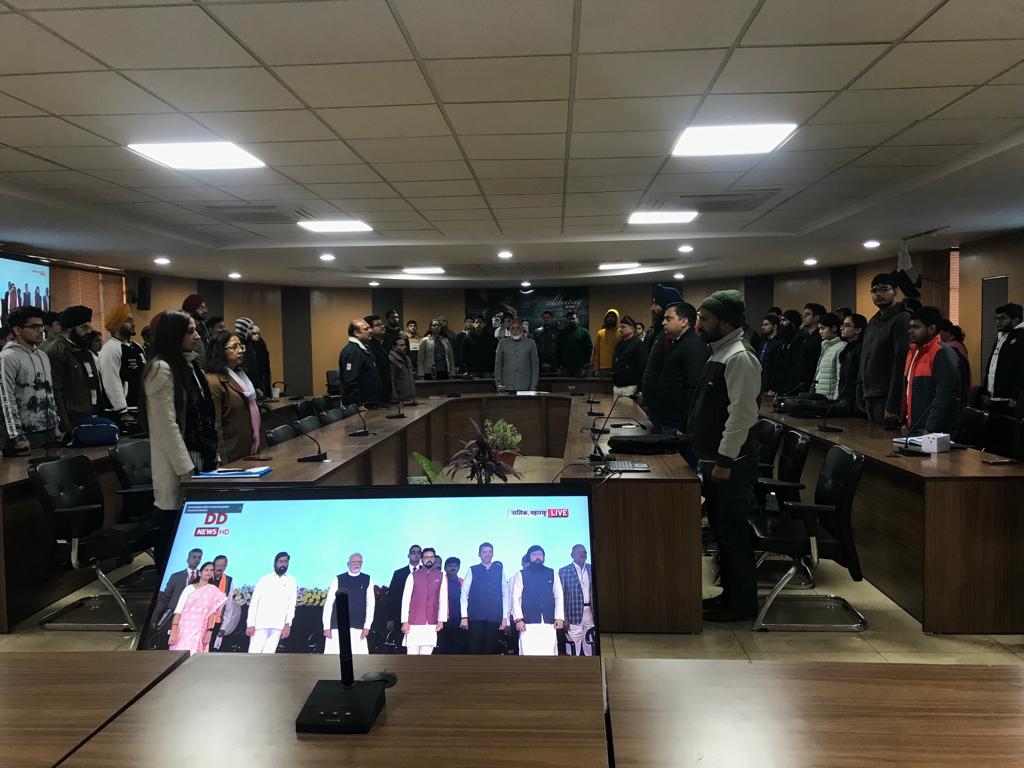 PEC Chandigarh also participated in the 27th National Youth Festival 2024 today on 12th January, 2024.